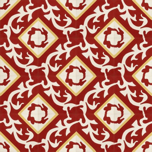 Płytki cementowe 326 - handmade