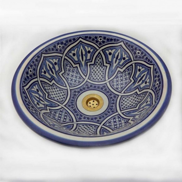 Ceramiczna umywalka FES 49, średnica 40 cm