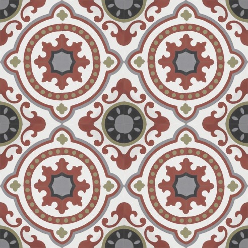 Płytki cementowe 5011 - zabytkowe płytki podłogowe