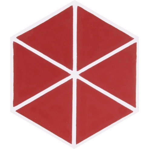 Sześciokątna płytka cementowa 6430