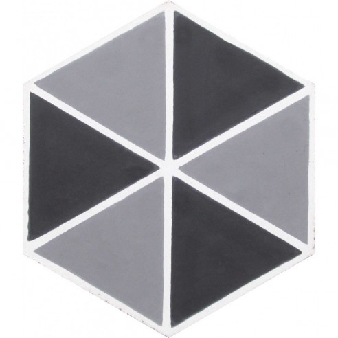 Sześciokątna płytka cementowa 6431