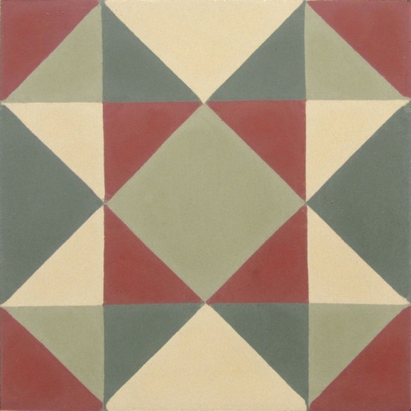 Geometryczna płytka cementowa 4220