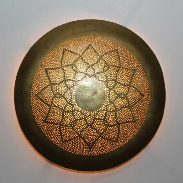 Mosiężna lampa ścienna ALADDIN