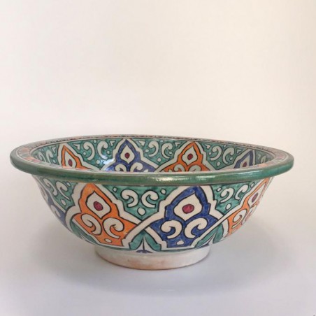 Ceramiczna umywalka orientalna FES 63, średnica 35 cm