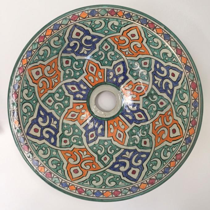 Ceramiczna umywalka orientalna FES 63, średnica 35 cm