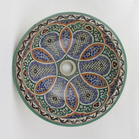 Marokańska umywalka FES 65, średnica 35 cm