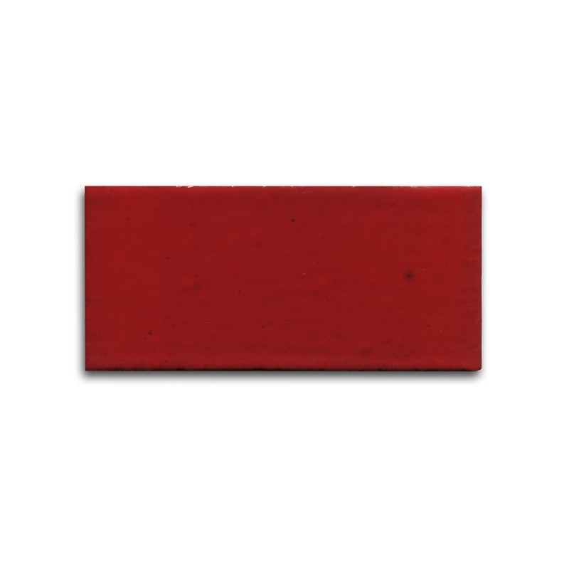 Płytki METRO - czerwień makowa - prostokąt