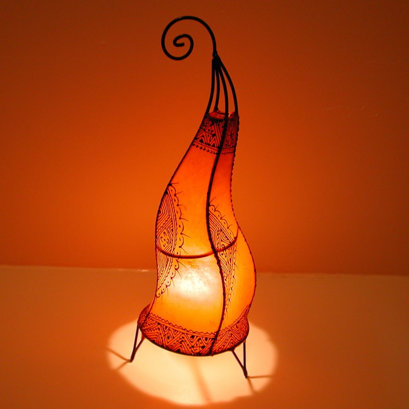 Lampa podłogowa henna Hissan H60 pomarańczowa