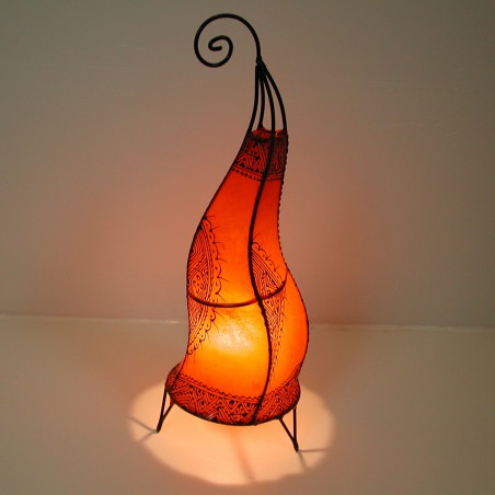 Lampa podłogowa henna Hissan H60 pomarańczowa