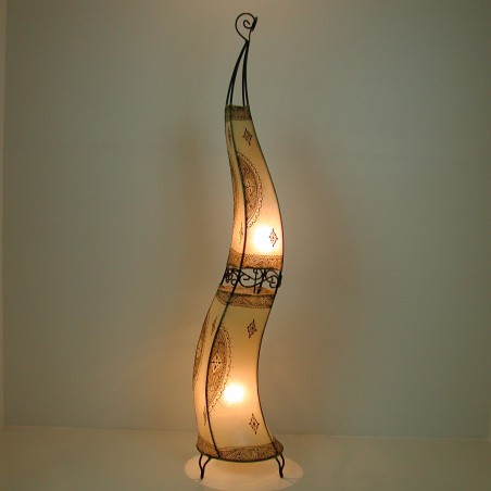 Lampa podłogowa henna Hissan H150 Biała