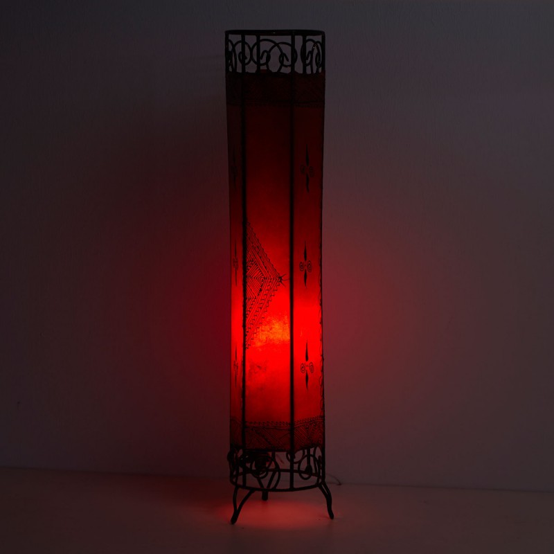 Henna lampa stojąca Kadous H100 czerwona