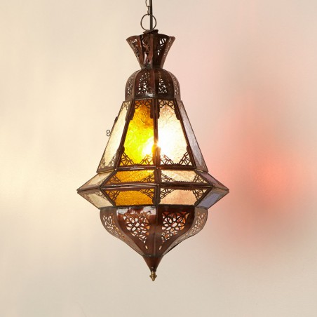 Lampa z Maroka HOUTA wielobarwna