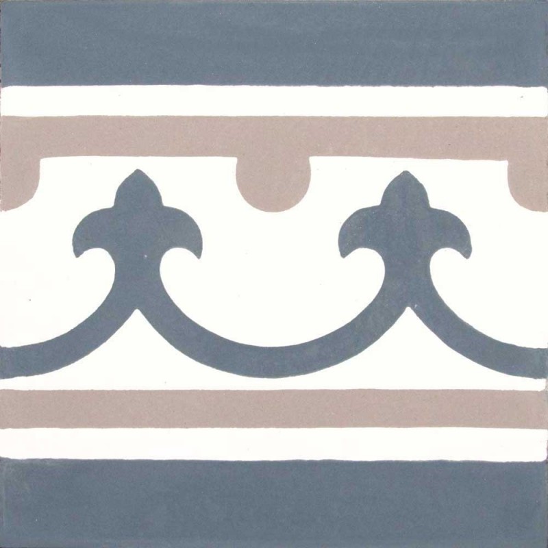 Płytki cementowe nr L81 - listwa