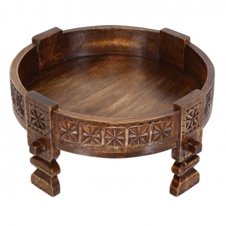 Orientalny stolik Rakim brązowy