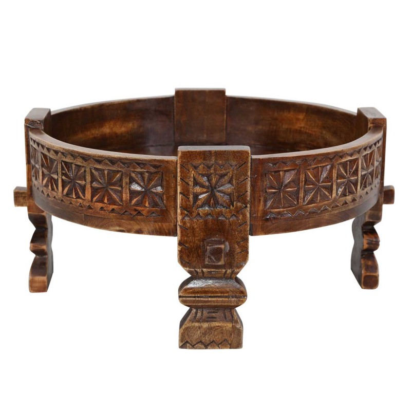 Orientalny stolik Rakim brązowy