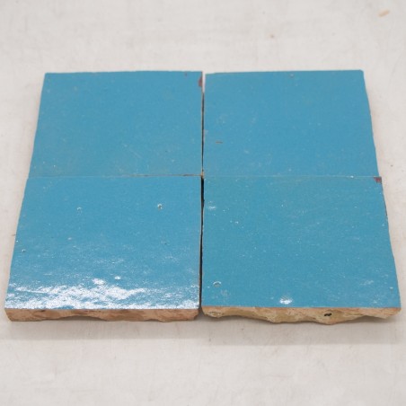 Błękitne Płytki Zellige 10x10 - Bleu Ciel