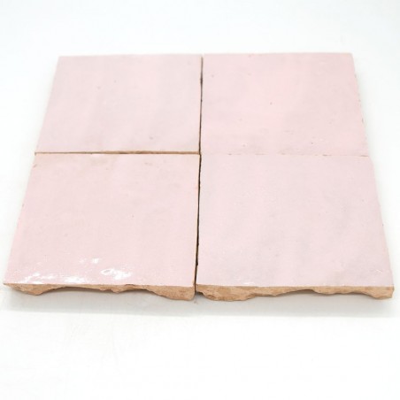 Pastelowo-różowe Płytki Zellige - Pastel Rose
