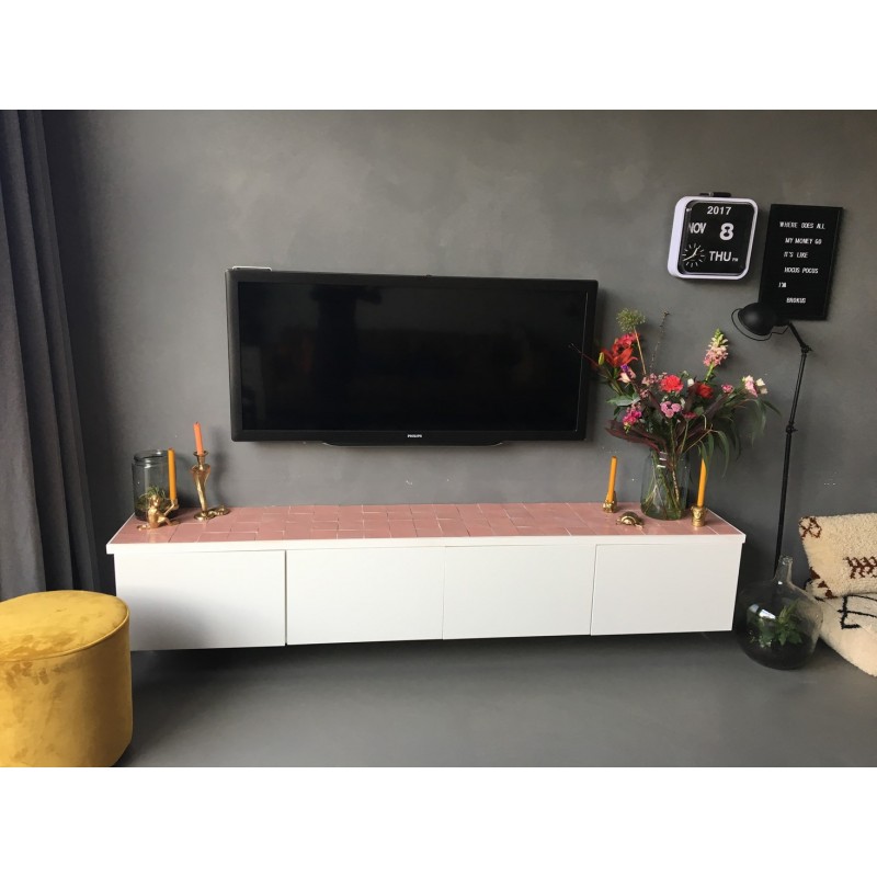 Różowe Płytki Zellige - Rose Doux