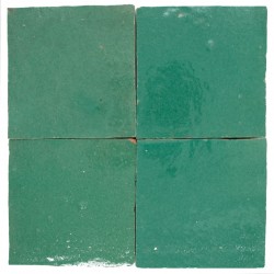 Zielono-turkusowe Płytki Zellige - Vert Turquoise - 1 m2