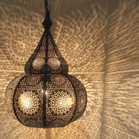 Orientalna lampa Taza czarna