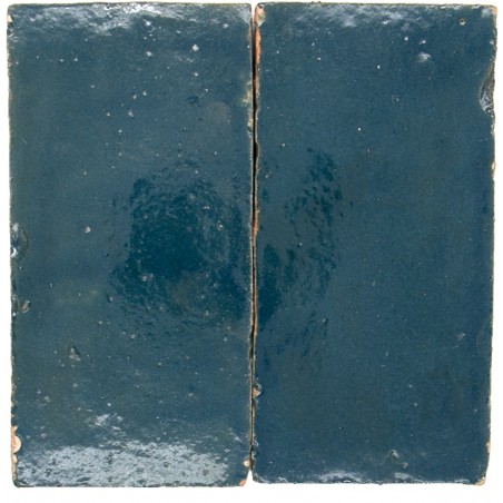 Granatowe Płytki Platta z Maroka Bleu Marine 7,5x15 cm