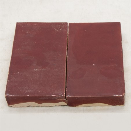 Płytki Platta z Maroka Bordeaux Rouge 7,5x15 cm