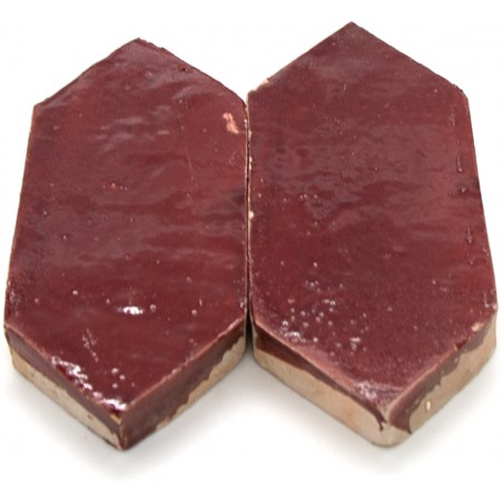 Płytki Platta z Maroka Bordeaux Rouge Art Deco