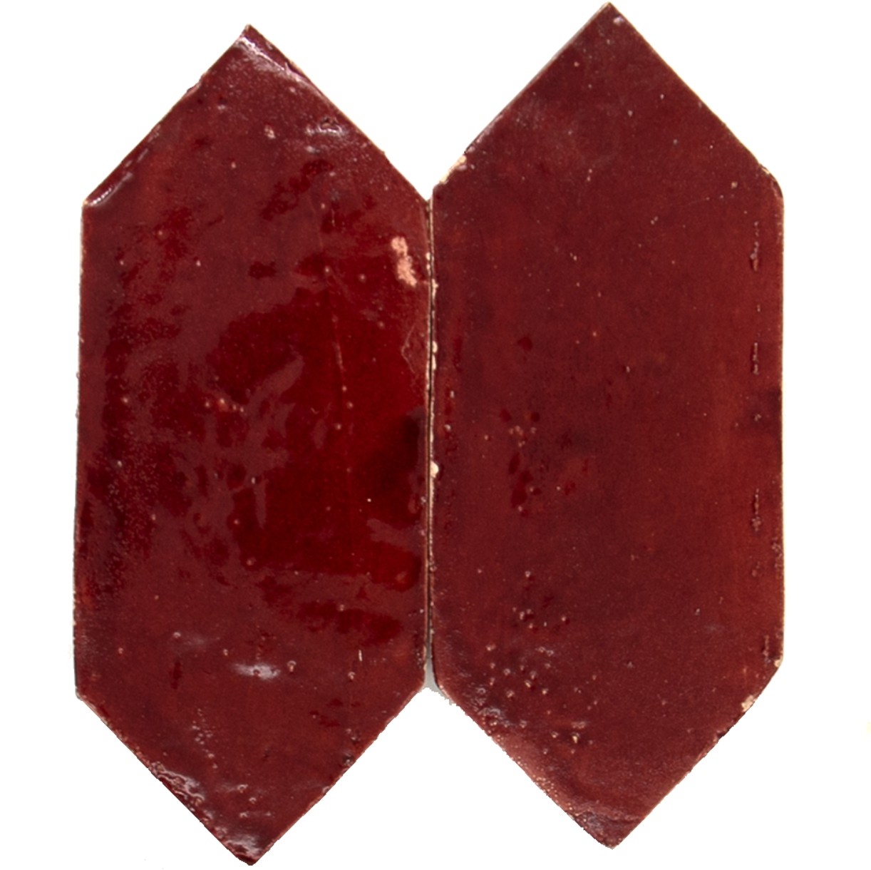 Płytki Platta z Maroka Bordeaux Rouge Art Deco