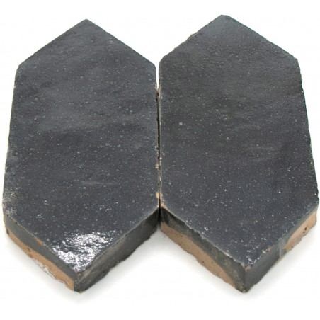 Marokańskie Płytki Platta Charcoal Art Deco
