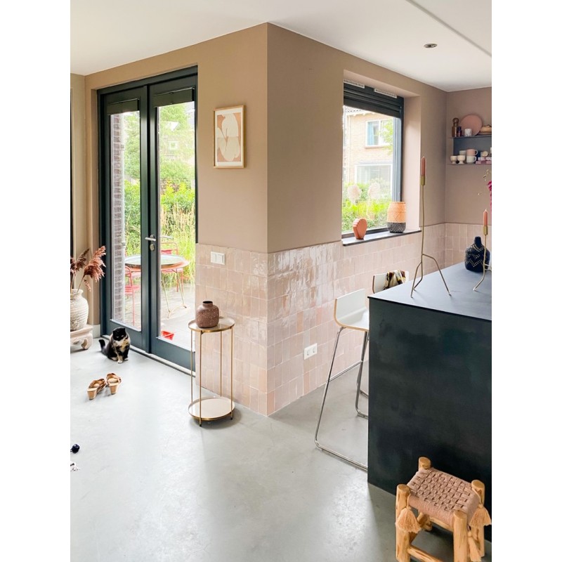 Marokańskie Płytki Platta Gris Rose 7,5x15 cm