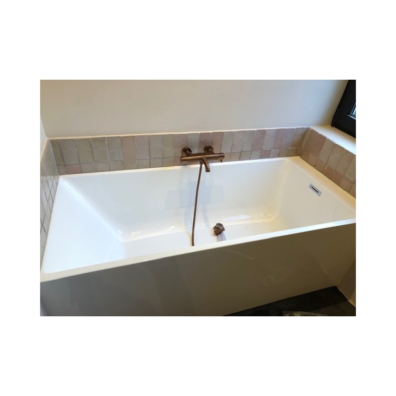 Marokańskie Płytki Platta Gris Rose 7,5x15 cm