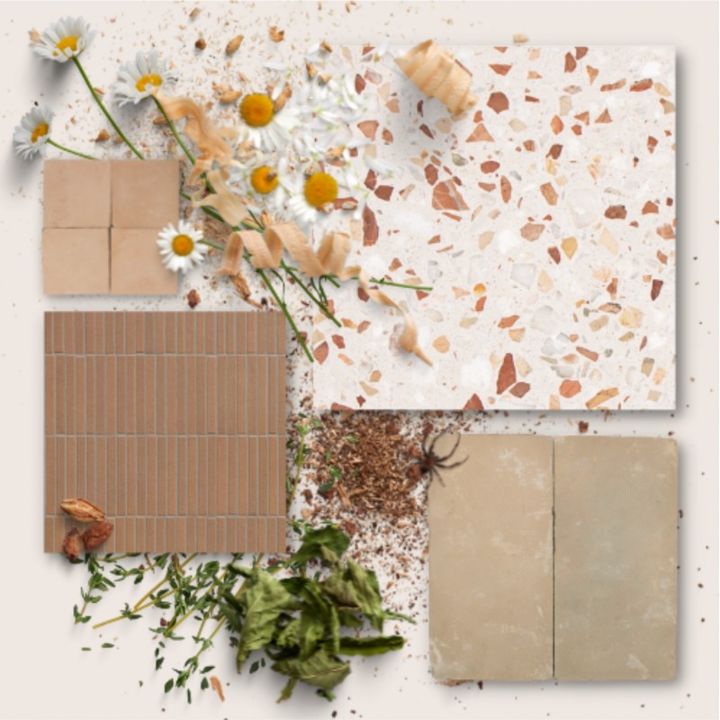 Marokańskie Płytki Platta Naturel 7,5x15 cm