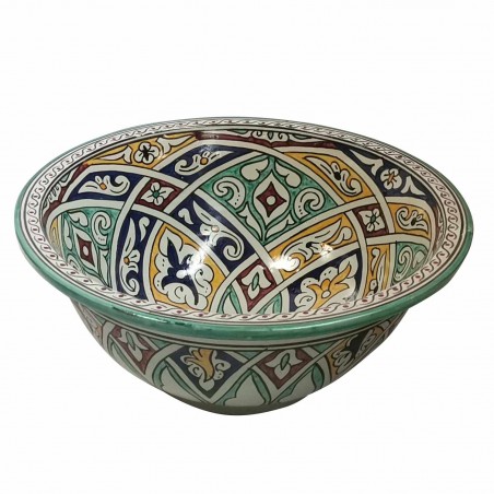 Ceramiczna umywalka orientalna FES 140, średnica 35 cm
