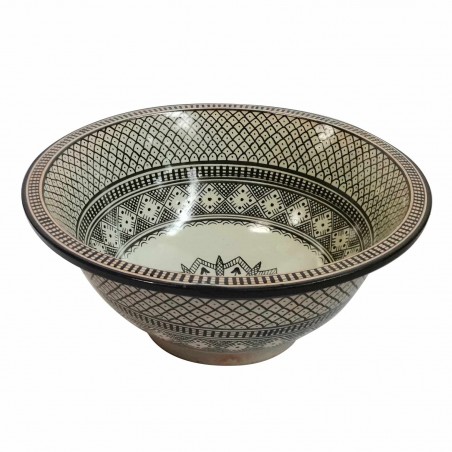 Ceramiczna umywalka orientalna FES 141, średnica 35 cm