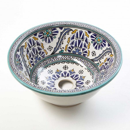 Ceramiczna umywalka orientalna FES 88, średnica 35 cm