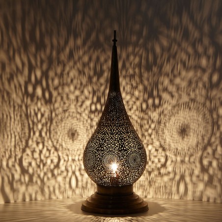 Mosiężna lampa Zakia