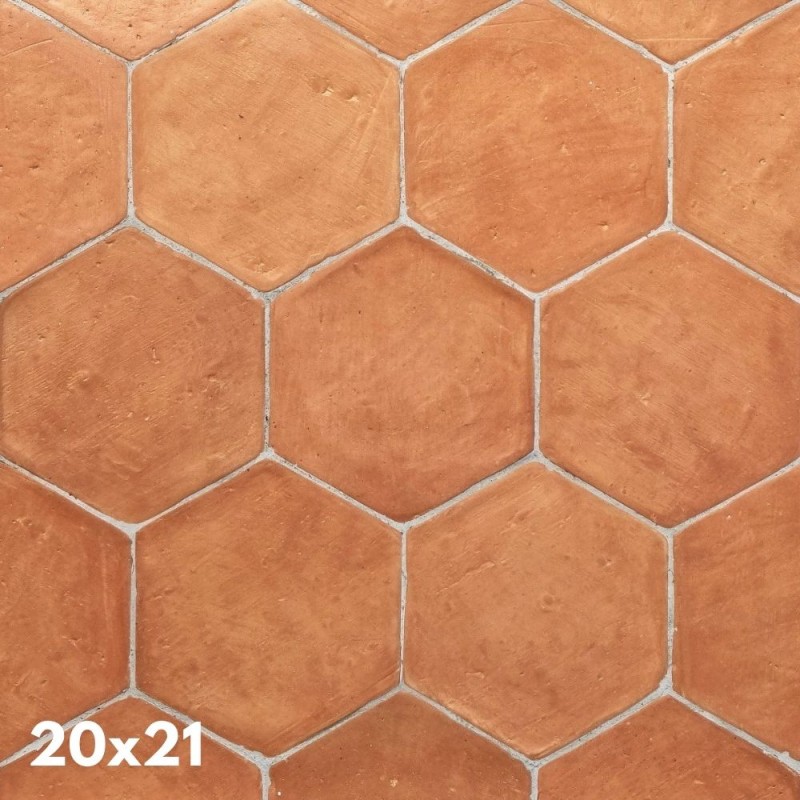 Sześciokątne Płytki Cotto z Hiszpanii 20x21