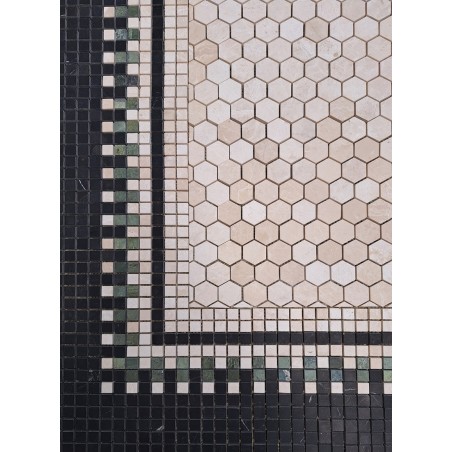 Mozaika Marmurowa Border Block Bottocino