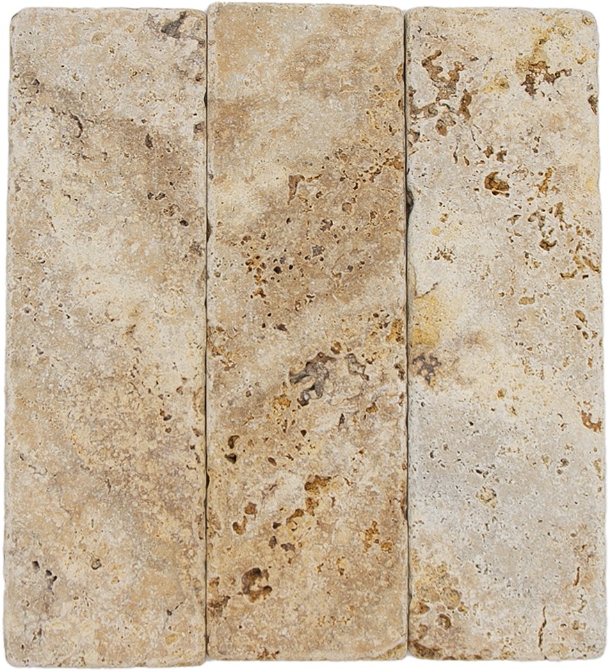 Płytka trawertyn Brick Yellow Travertine