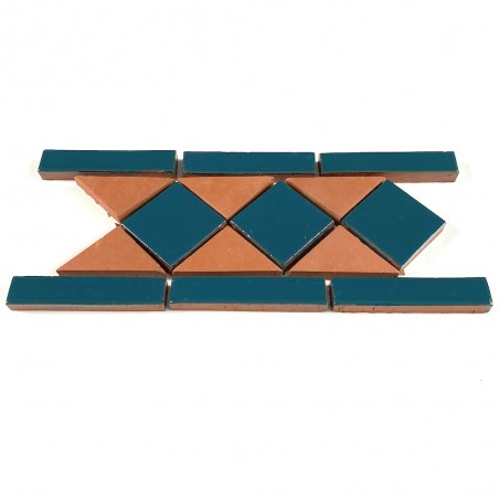 Mozaika Border Cotto 01 + listwy (komplet)