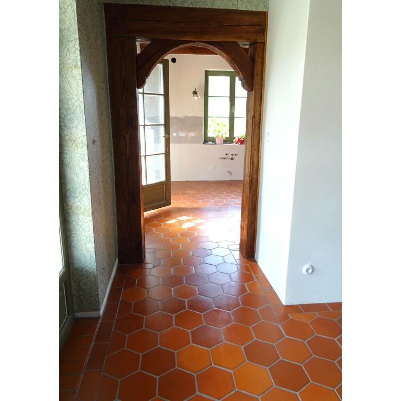 Terakota COTTO sześciokątna