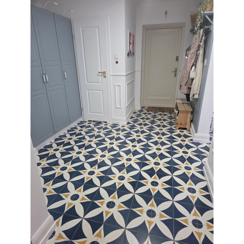 Płytki cementowe 415 - kolory indywidualne