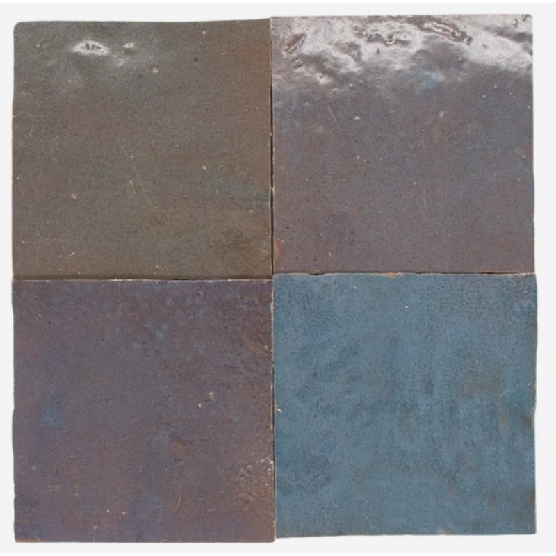 Fioletowo-brązowe Płytki Zellige - Aubergine Gris