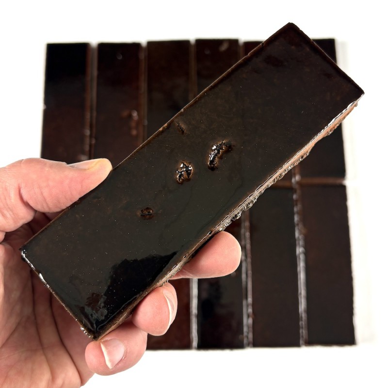 Płytki Azulejo 15x5 Bottle Brown