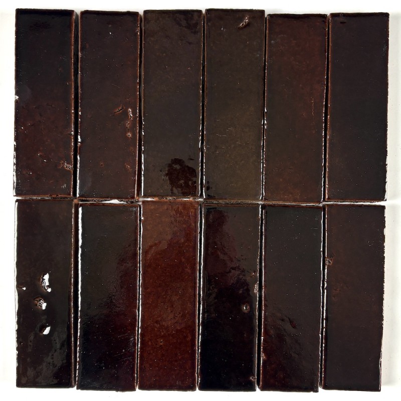 Płytki Azulejo 15x5 Bottle Brown