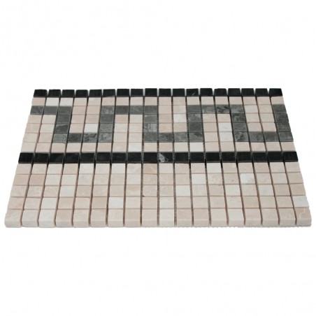 Mozaika Marmur Border Bottocino Half