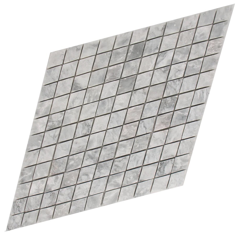 Mozaika Marmurowa Diamond Silver Shadow Grey
