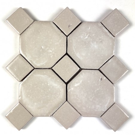 Płytki Ośmiokątne Azulejo 10x10 Beige Matt