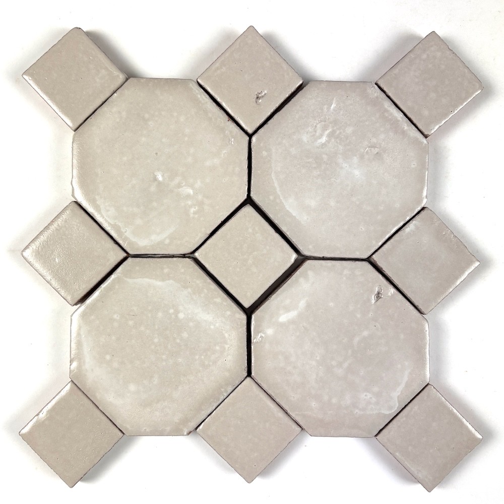 Płytki Ośmiokątne Azulejo 10x10 Beige Matt