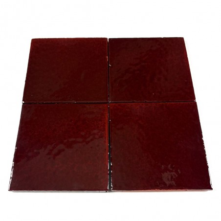 Płytki ścienne - Black Red - kwadrat - 4 szt.